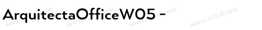 ArquitectaOfficeW05 字体转换